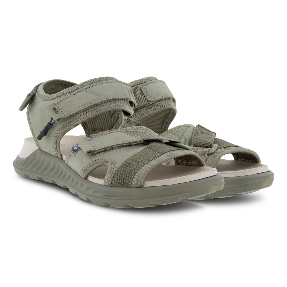 ECCO Womens Sandals Olive - Exowrap 3S Velcro - IZJ-243715